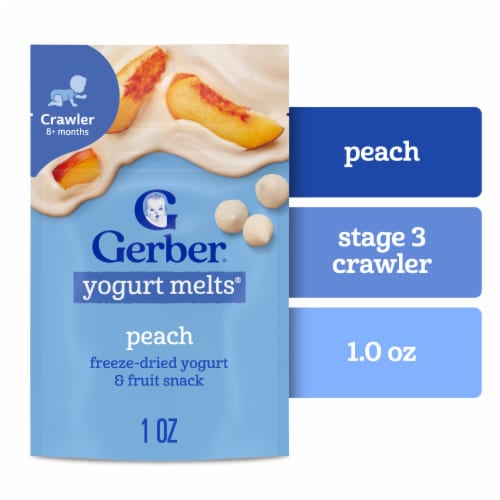 Gerber Yogurt Melts Peach - Peach