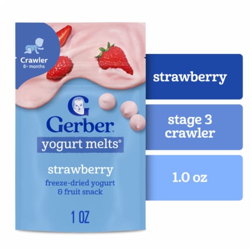 Gerber Yogurt Melts Strawberry - Strawberry
