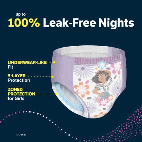 Goodnites Girls Nighttime Bedwetting Underwear S/M (43-68 lbs) - Girls S/M / 44 ct