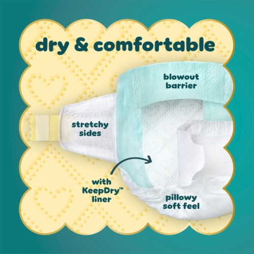Pampers Swaddlers Baby Diapers Size 1 (8-14 lbs) - Size 1 / 32 ct