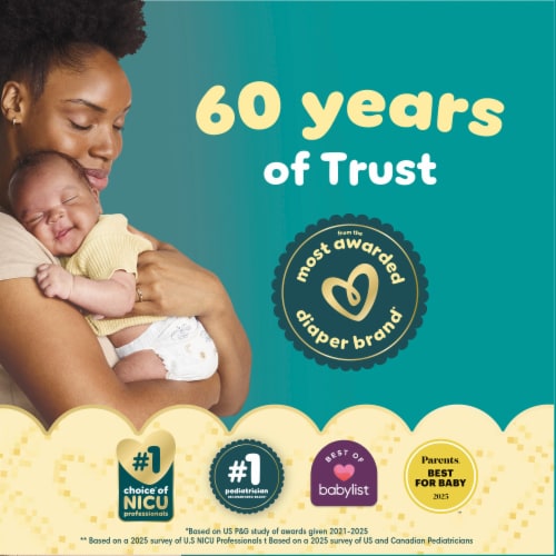 Pampers Swaddlers Baby Diapers Size 5 (27+ lbs) - Size 5 / 19 ct