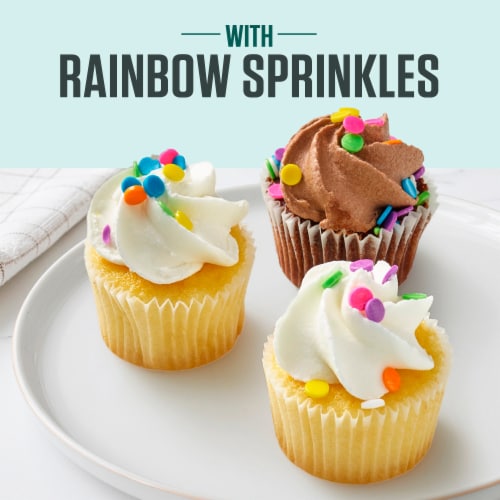 Bakery Fresh Vanilla and Chocolate Mini Cupcakes - Bakery Fresh Vanilla and Chocolate Mini Cupcakes