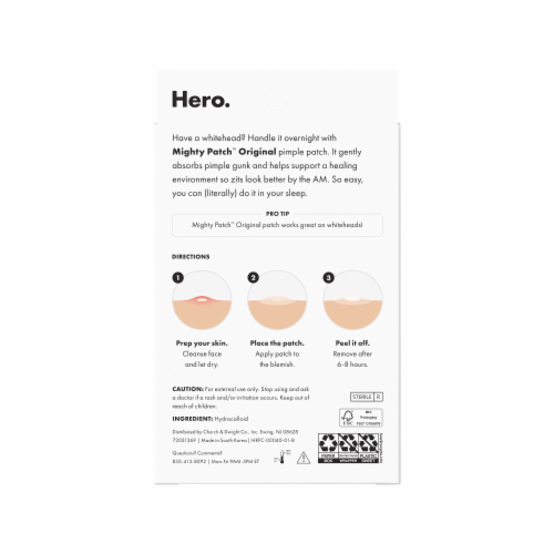 Hero Cosmetics Mighty Patch Original Pimple Patches - Hero Cosmetics Mighty Patch Original Pimple Patches