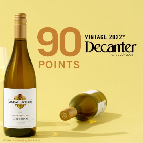 Kendall-Jackson Vintner's Reserve Chardonnay California White Wine - 750 mL