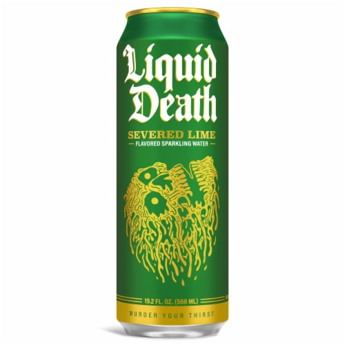 Liquid Death Severed Lime Sparkling Water - Liquid Death Severed Lime Sparkling Water