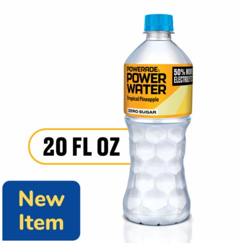 Powerade Power Water Tropical Pineapple Electrolyte Water Bottle - Powerade Power Water Tropical Pineapple Electrolyte Water Bottle