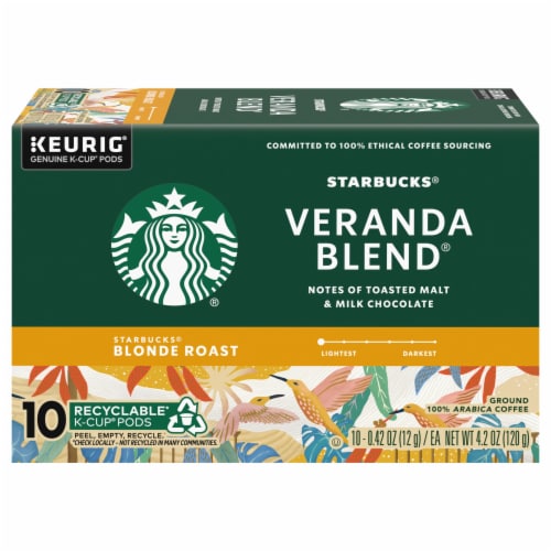 Starbucks Veranda Blend Light Roast K-Cup Coffee Pods - Starbucks Veranda Blend Light Roast K-Cup Coffee Pods