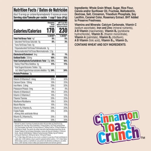 General Mills Cinnamon Toast Crunch™ Giant Size Cereal - General Mills Cinnamon Toast Crunch™ Giant Size Cereal