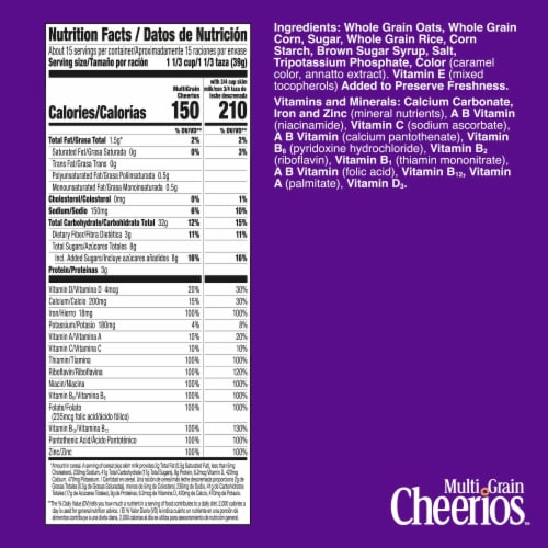 General Mills® Multi Grain Cheerios™ Giant Size Cereal - General Mills® Multi Grain Cheerios™ Giant Size Cereal