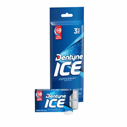 Dentyne Ice Peppermint Gum 3 Pack - 3 pk selected