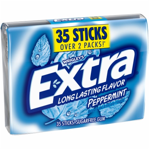 Extra Peppermint Sugar Free Chewing Gum Travel Essentials Mega Pack - 35 pc selected