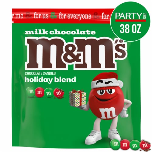 M&M'S Milk Chocolate Christmas Candy Bag 38 OZ - 38 oz selected