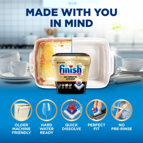Finish Ultimate Quantum Dishwasher Detergent Pods - 28 ct