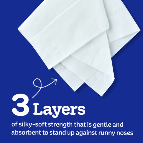 Kleenex Ultra Soft Facial Tissues, 6 Flat Boxes, 120 Tissues per Box, 3-Ply (720 Total Tissues) - Flat