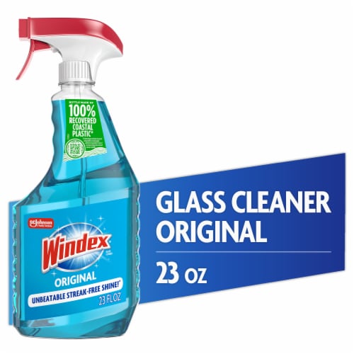 Windex® Glass Cleaner, Original Blue, Spray Bottle, 23 fl oz - Windex® Glass Cleaner, Original Blue, Spray Bottle, 23 fl oz