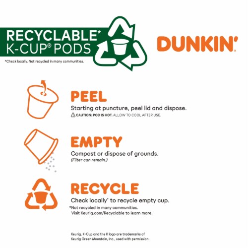 Dunkin’ Original Blend Medium Roast Coffee, K-Cup Pods - Original Blend