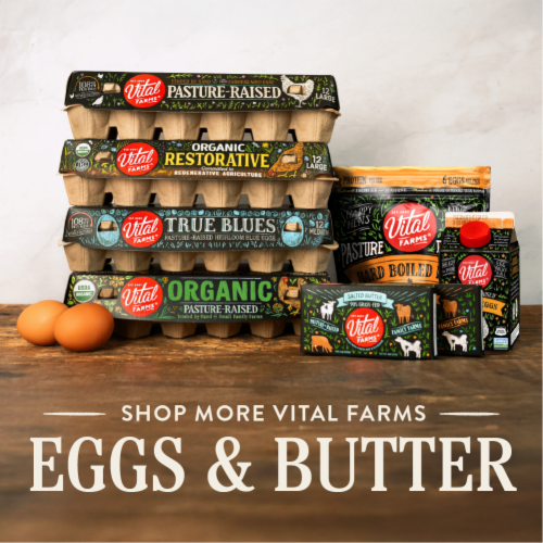 Vital Farms Pasture-Raised Large Brown Grade-A Organic Eggs - 12 ct / XL Pasture Raised