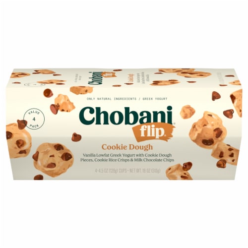 Chobani Flip Low-Fat Cookie Dough Greek Yogurt - Chobani Flip Low-Fat Cookie Dough Greek Yogurt