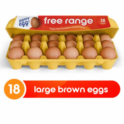 Happy Egg Co Free Range Large Brown Eggs - Happy Egg Co Free Range Large Brown Eggs