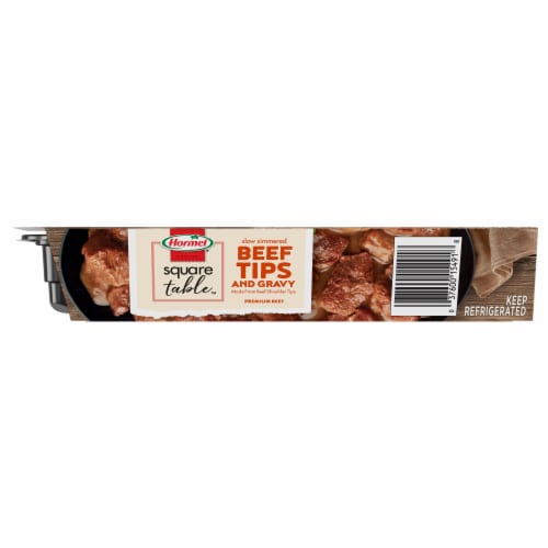 HORMEL Slow Simmered Beef Tips & Gravy Fully Cooked Entree, 15 oz. - HORMEL Slow Simmered Beef Tips & Gravy Fully Cooked Entree, 15 oz.