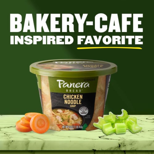 Panera Bread Ready-to-Heat Broccoli Cheddar Soup Cup - Chicken Noodle