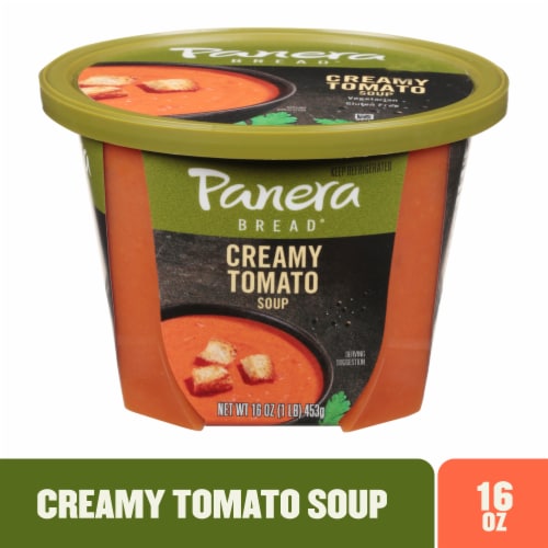 Panera Bread Ready-to-Heat Broccoli Cheddar Soup Cup - Creamy Tomato