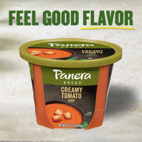 Panera Bread Ready-to-Heat Broccoli Cheddar Soup Cup - Creamy Tomato