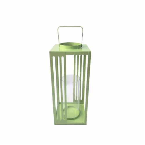 Everyday Living Metal Lantern - Blue - Green