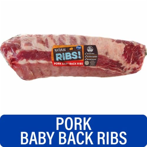 Kroger® Natural Pork Baby Back Ribs - Kroger® Natural Pork Baby Back Ribs, front