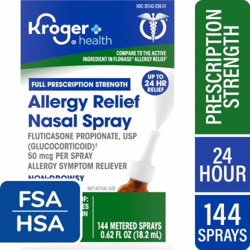 Kroger® Allergy Relief Non-Drowsy Nasal Spray Fluticasone Propionate - 0.62 fl oz