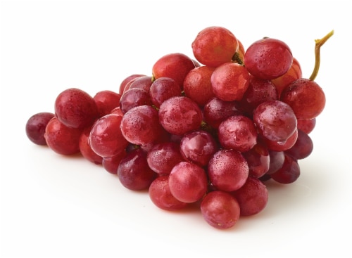 Kroger Fresh Seedless White Grapes - Red, front