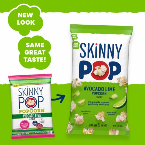 SkinnyPop® Avocado Lime Flavored Popcorn - Avocado Lime