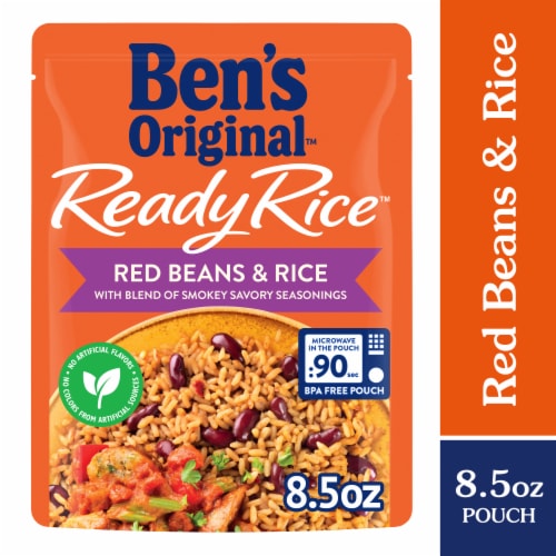Ben's Original Ready Rice Red Beans and Rice, Easy Flavored Rice Dinner Side, 8.5 oz Pouch - Ben's Original Ready Rice Red Beans and Rice, Easy Flavored Rice Dinner Side, 8.5 oz Pouch