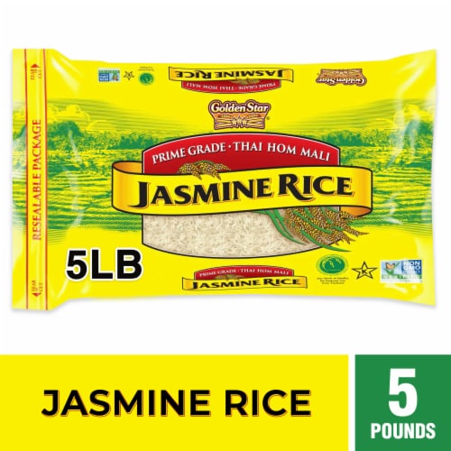 Golden Star Thai Hom Mali Jasmine Rice, 5 lbs - Golden Star Thai Hom Mali Jasmine Rice, 5 lbs
