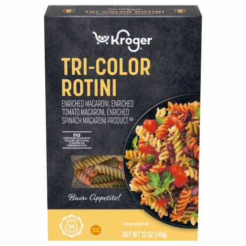 Kroger 12 Oz Tri Color Rotini Pasta - Kroger 12 Oz Tri Color Rotini Pasta