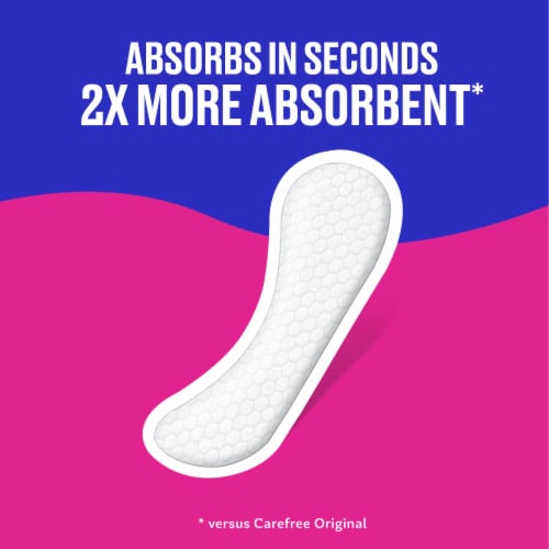 Carefree Panty Liners Thin Absorbency, Wrapped, Unscented - Carefree Panty Liners Thin Absorbency, Wrapped, Unscented