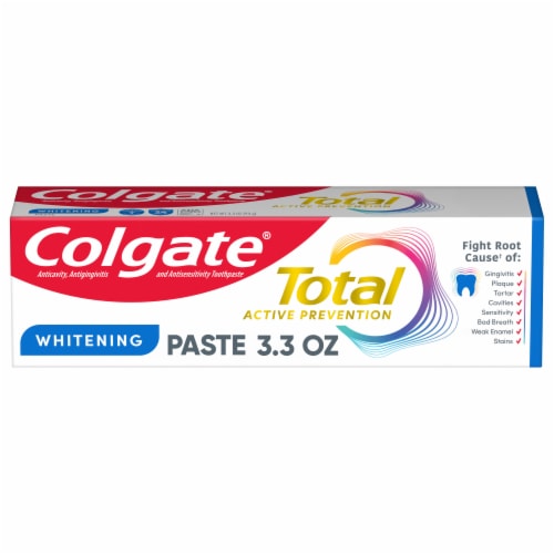 Colgate Total Active Prevention Whitening Toothpaste in Mint - Colgate Total Active Prevention Whitening Toothpaste in Mint