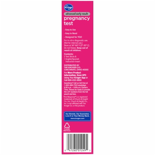 Kroger Advanced Early Result Pregnancy Test - Kroger Advanced Early Result Pregnancy Test