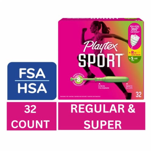 Playtex Sport Tampons Multi Pack Regular/Super Absorbency - Playtex Sport Tampons Multi Pack Regular/Super Absorbency