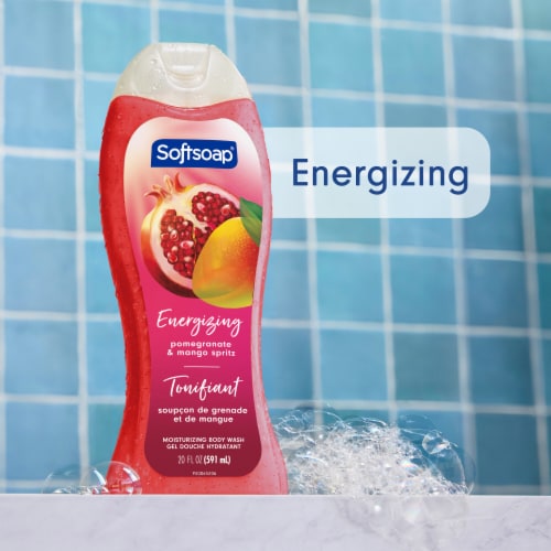 Softsoap Body Wash Moisturizing Juicy Pomegranate & Mango Scent - Moisturizing Juicy Pomegranate & Mango