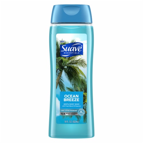 Suave Essentials Ocean Breeze Gentle Body Wash - Suave Essentials Ocean Breeze Gentle Body Wash