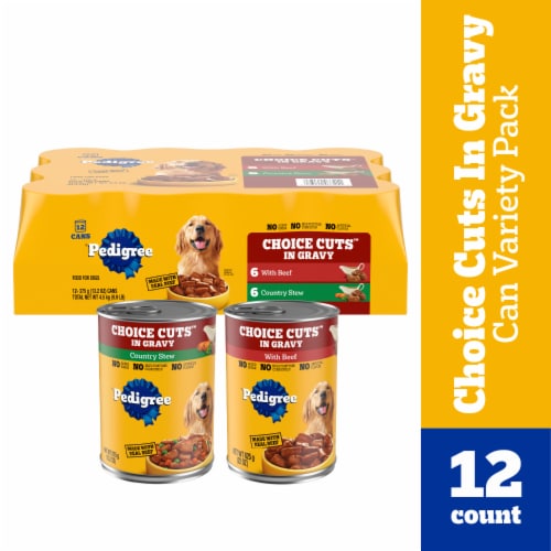 Pedigree Choice Cuts In Gravy Adult Canned Soft Wet Dog Food Country Stew - Pedigree Choice Cuts In Gravy Adult Canned Soft Wet Dog Food Country Stew