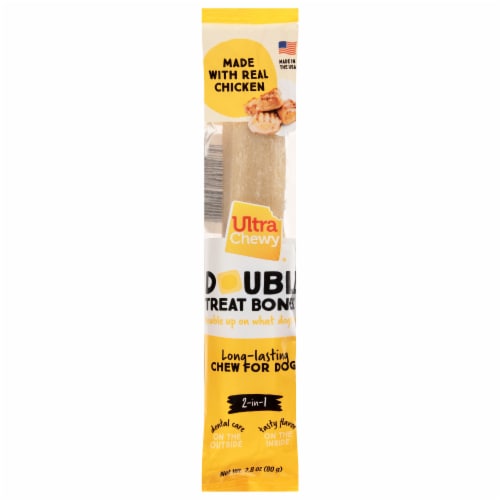 Ultra Chewy® Double Treat Dog Bone - Ultra Chewy® Double Treat Dog Bone
