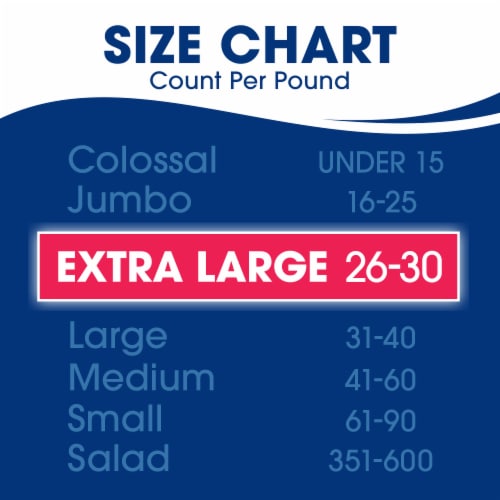 Kroger® Large Shrimp Cooked Peeled & Deveined Tail Off - Extra Large